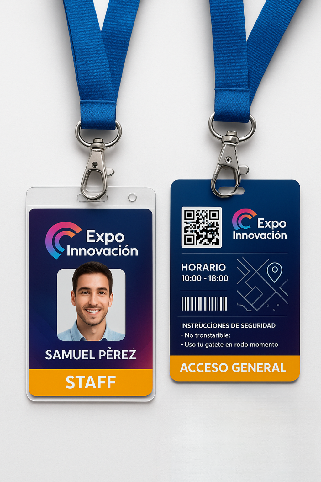 Tarjeta para evento profesional