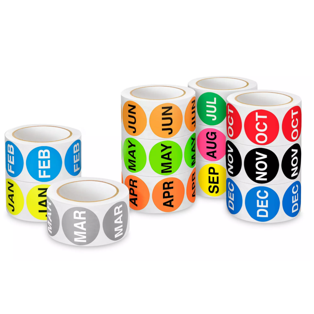 Etiquetas a un solo color económicas