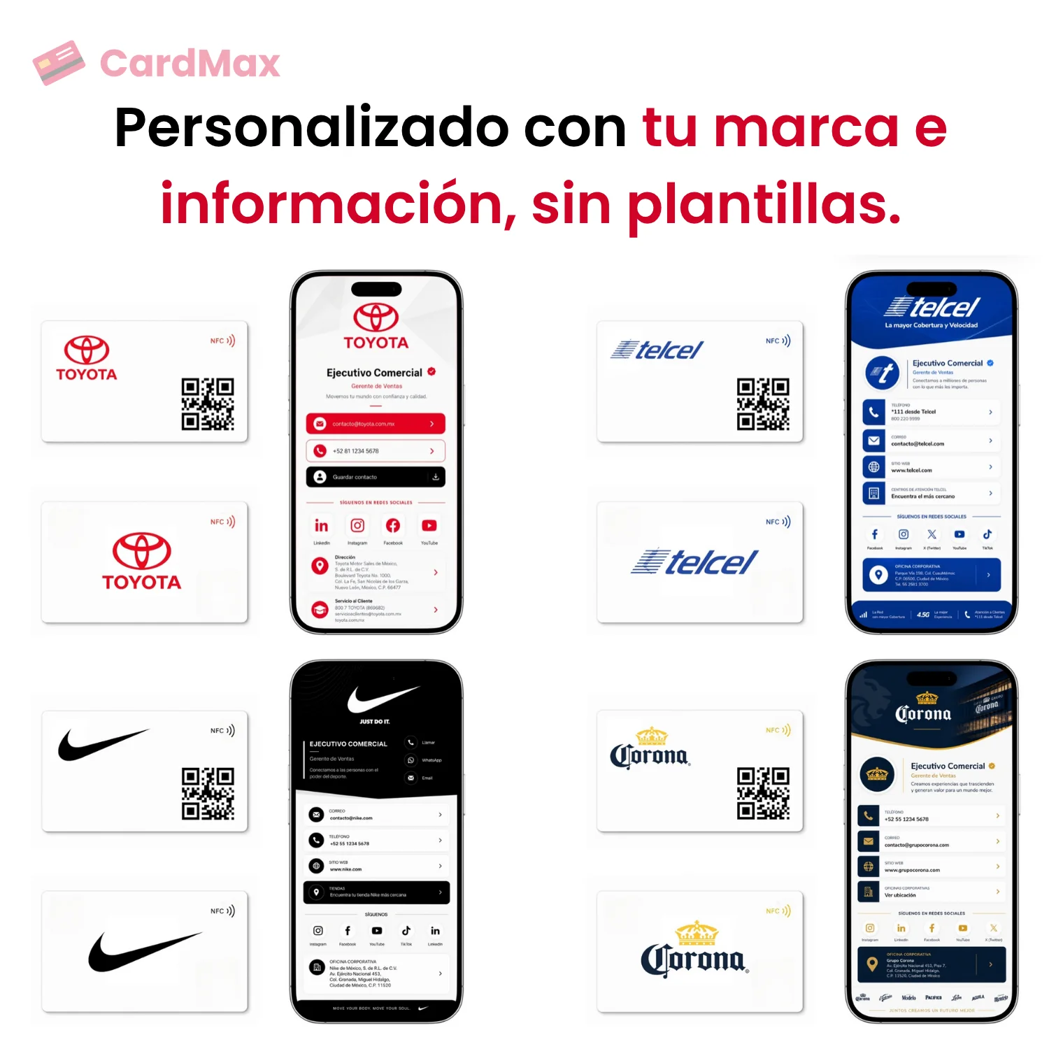 Tarjeta de presentación digital NFC — vista 3