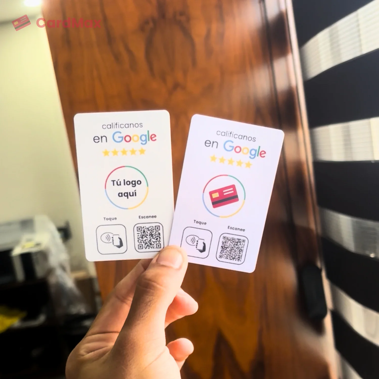 Tarjeta NFC para reseñas de Google — vista 2