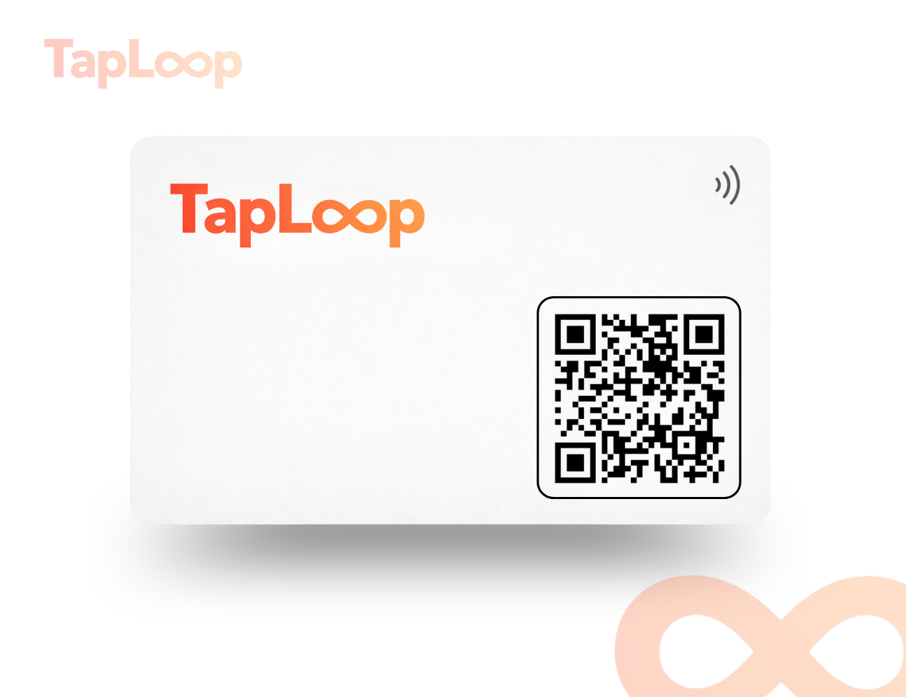 Tarjeta de presentación digital TapLoop PVC — vista 2