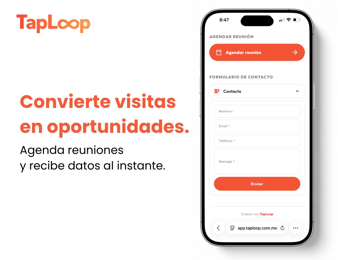 Tarjeta de presentación digital TapLoop PVC — vista 4