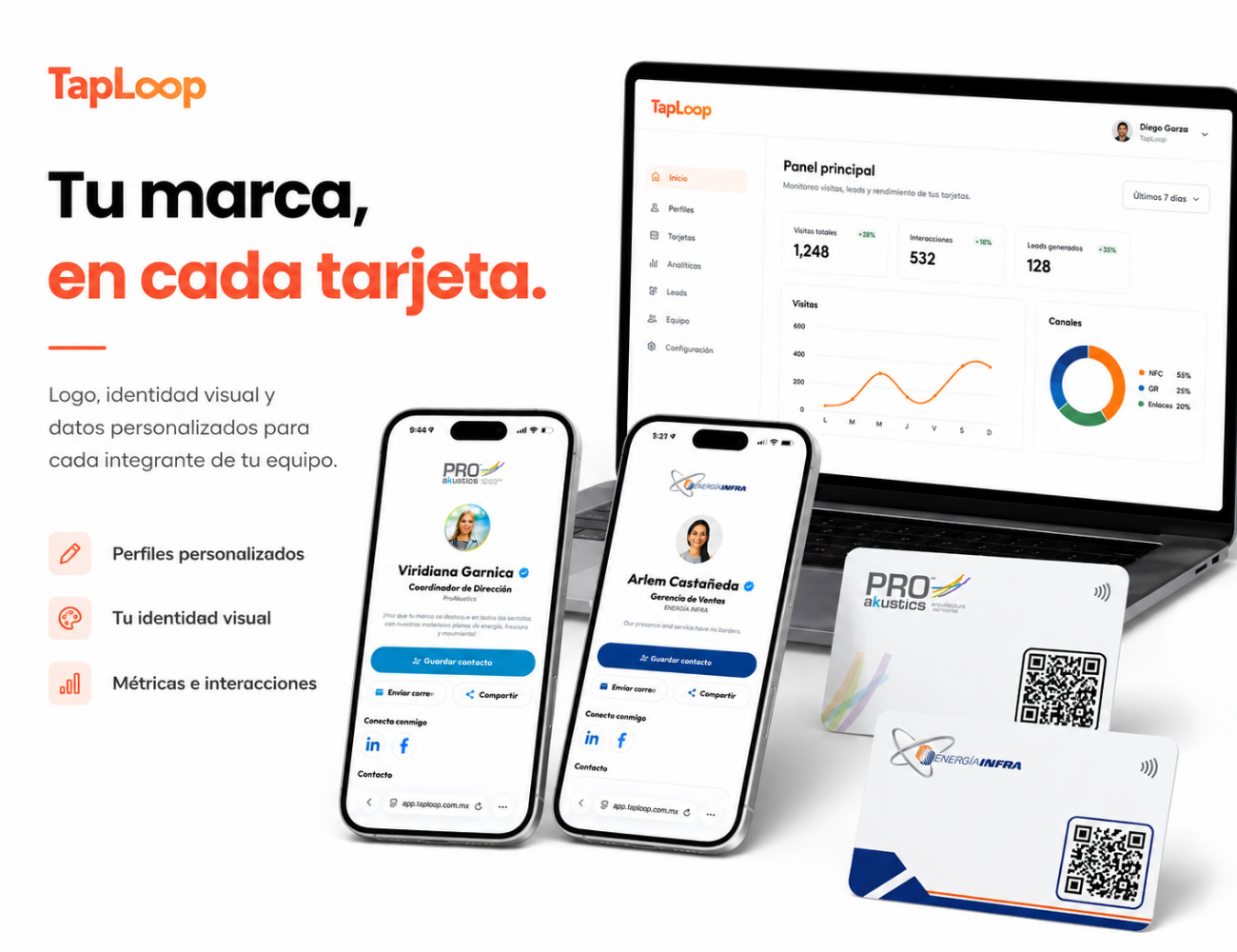 Tarjeta de presentación digital TapLoop PVC — vista 7