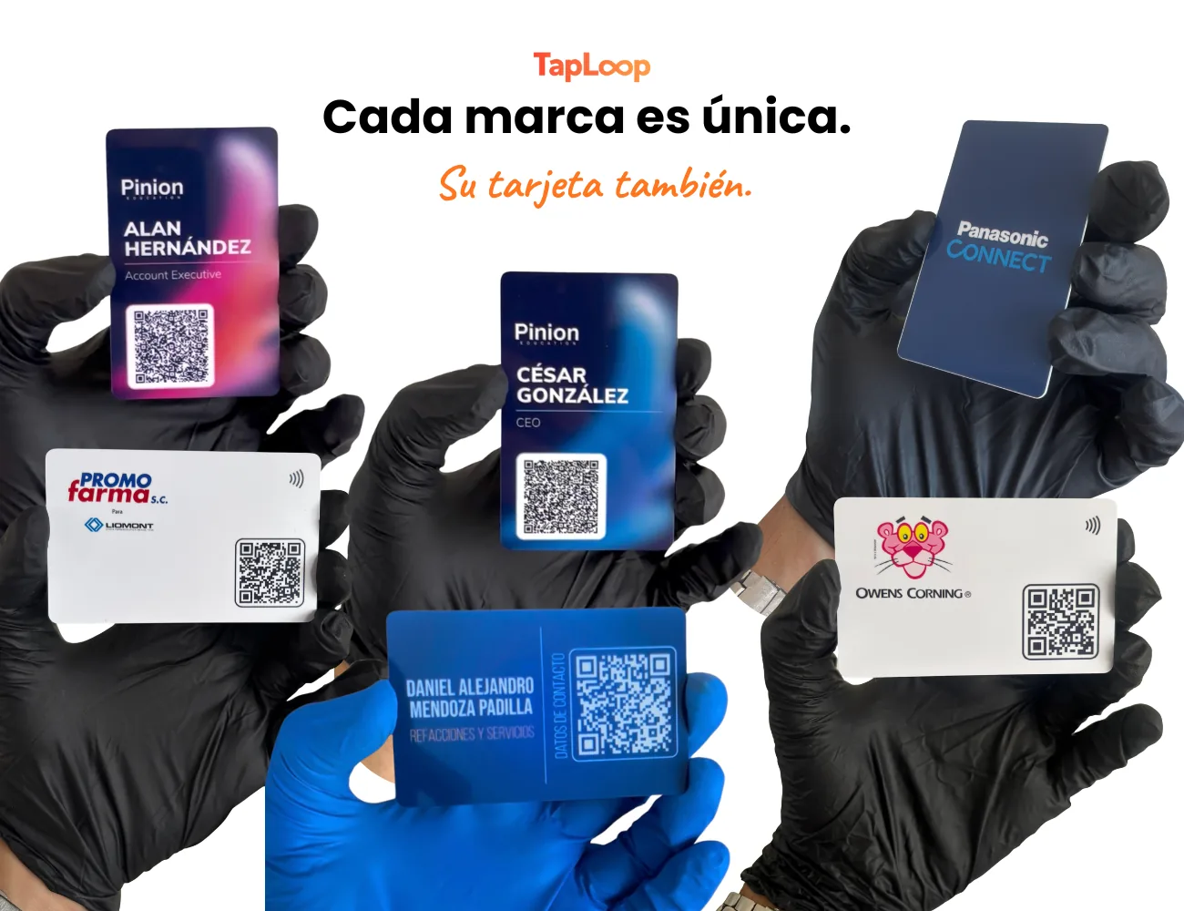Tarjeta de presentación digital TapLoop PVC — vista 8