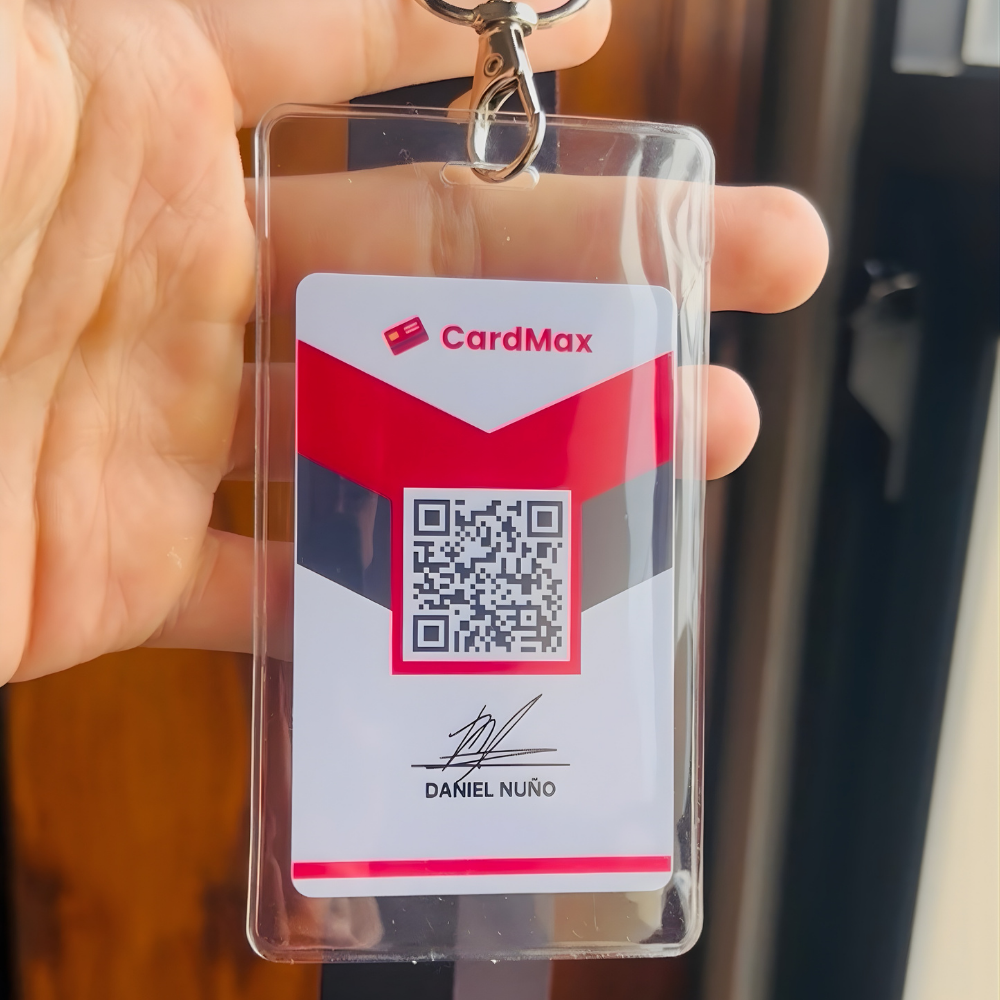 Gafete con código QR