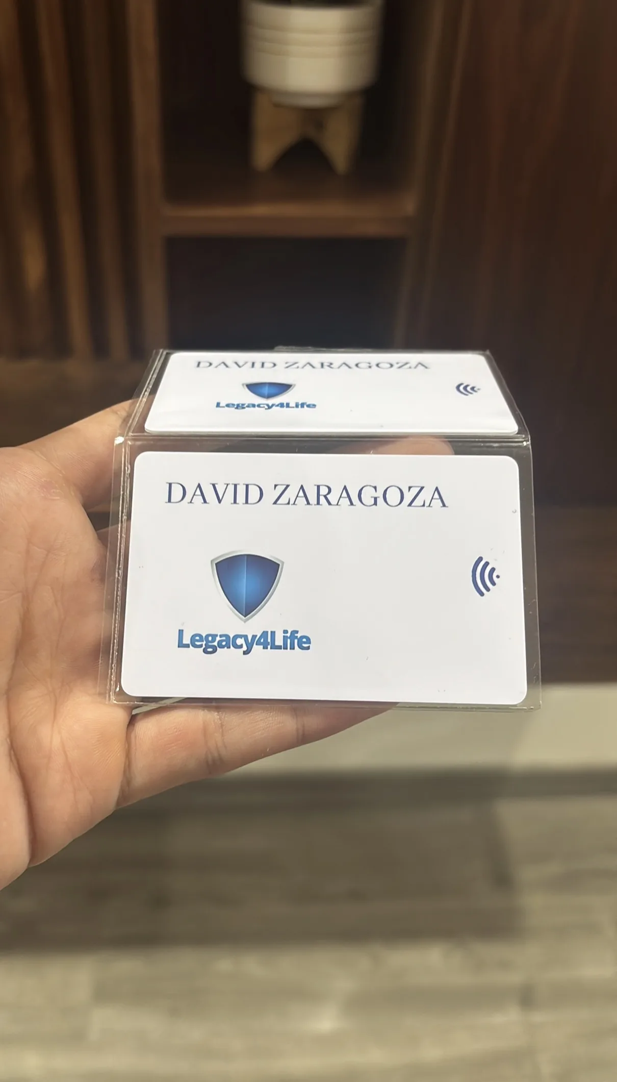 Tarjetas de presentación NFC Legacy4Life