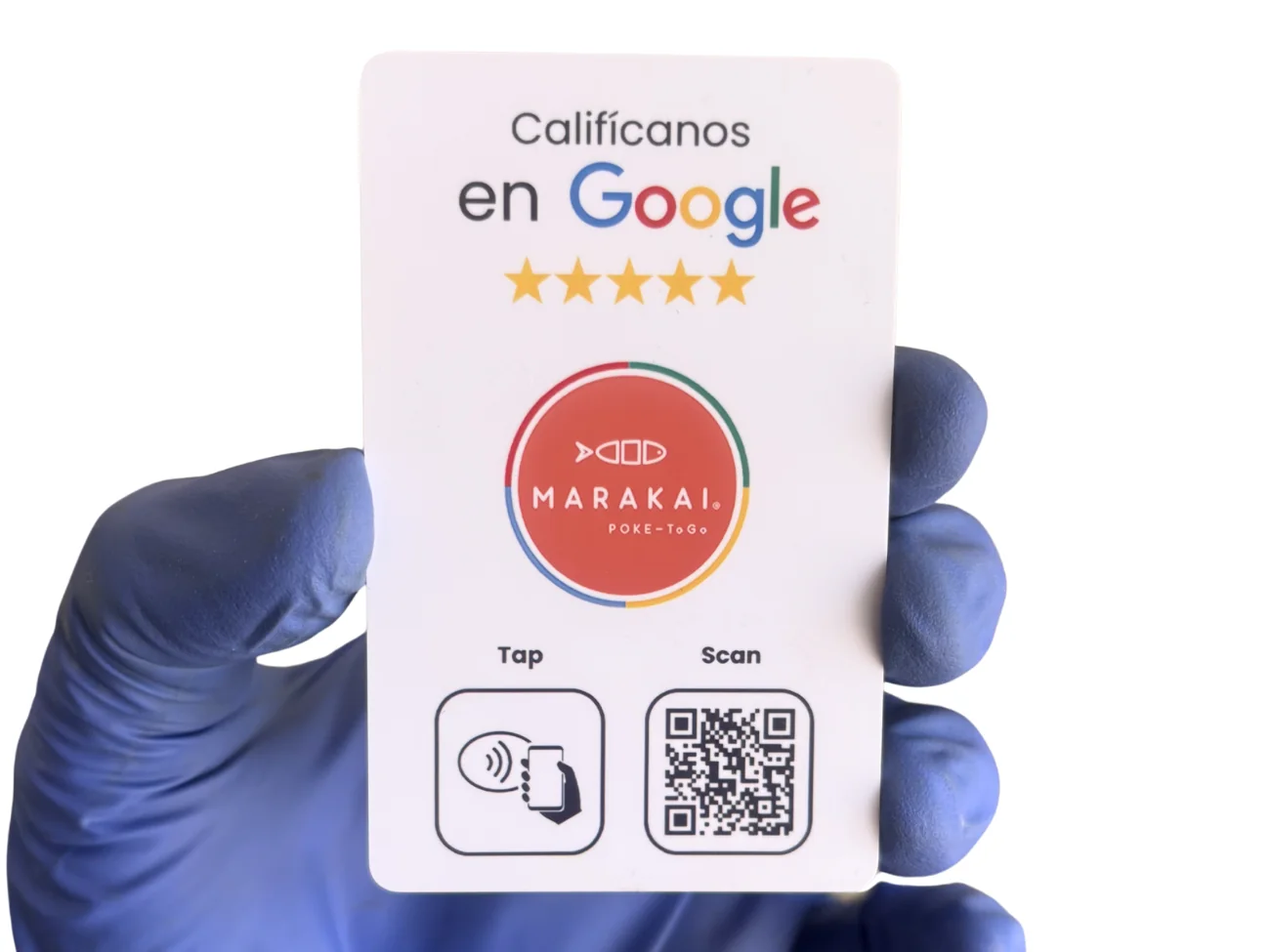 Tarjetas para reseñas de Google